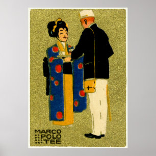 1915 Marco Polo Tea Poster