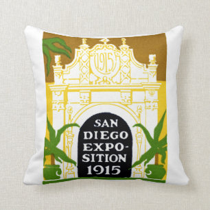 1915 San Diego Exposition Cushion