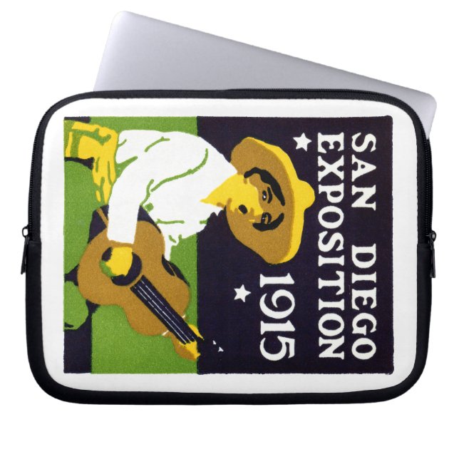 1915 San Diego Exposition Laptop Sleeve (Front)