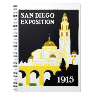 1915 San Diego Exposition Spiral Notebook