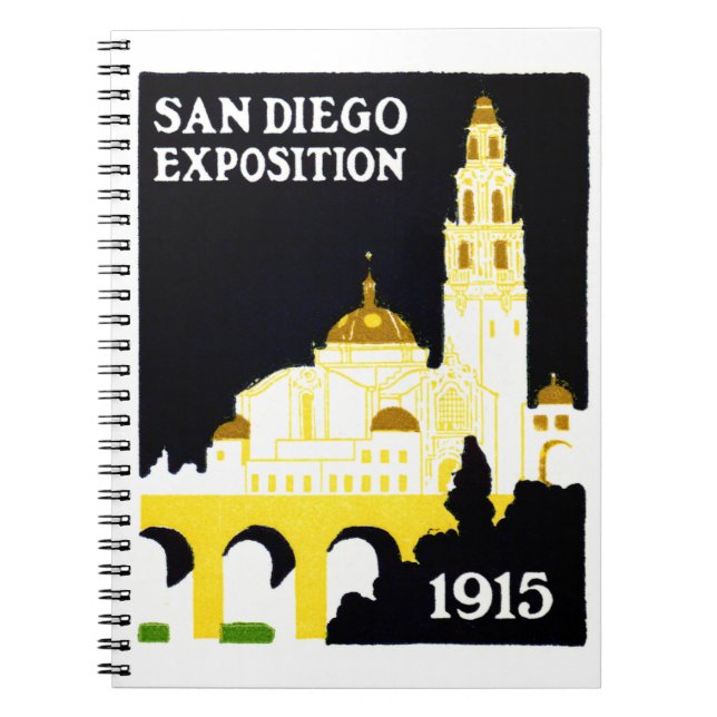 1915 San Diego Exposition Spiral Notebook (Front)