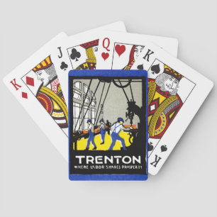 1915 Vintage Trenton New Jersey Playing Cards