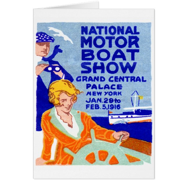 1916 Boat Show Poster (Front)