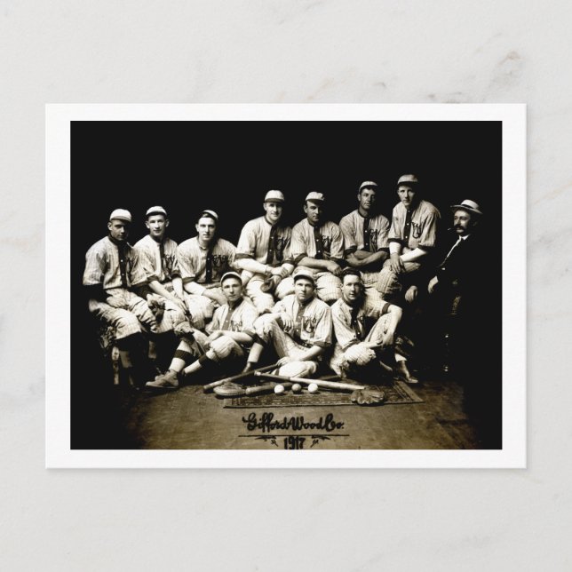 1917 Baseball Team Postcard (Front)