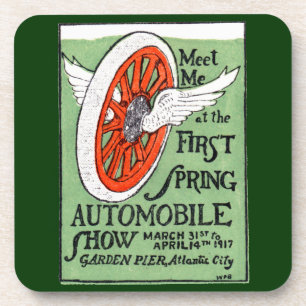 1917 New Jersey Spring Auto Show Coaster