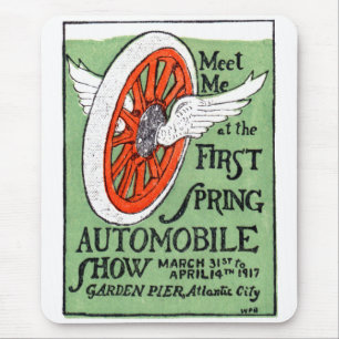 1917 New Jersey Spring Auto Show Mouse Pad