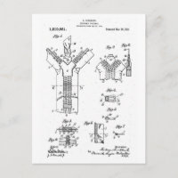 1917 Patent of the "Separable Fastener" Zipper
