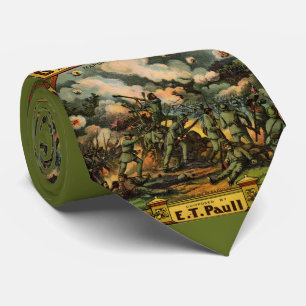 1917 The Battle of Gettysburg sheet music print Tie