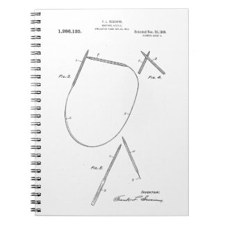 1918 Knitting Needle Patent Notebook