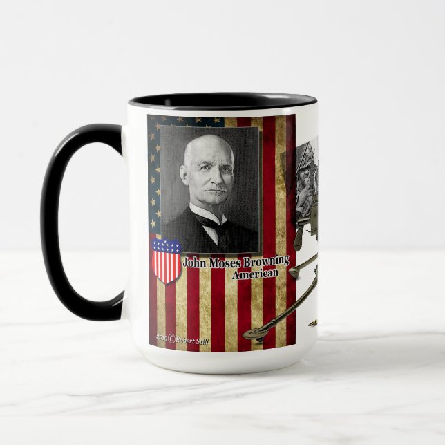 1919 American M1919 Browning Medium Machine Gun Mug (Left)