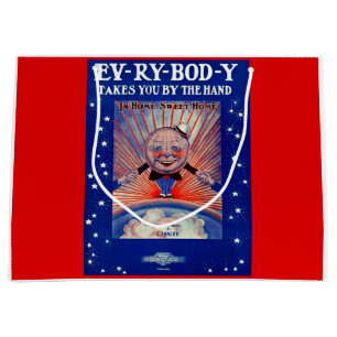 1919 Ev-Ry-Bod-Y Takes You By the Hand sheet music Large Gift Bag