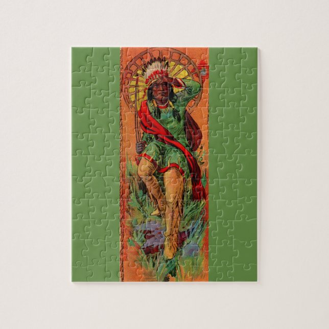 1919 Native American Indian illustration Jigsaw Puzzle (Vertical)