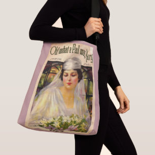 1919 Oh! What a Pal Was Mary song sheet Crossbody Bag