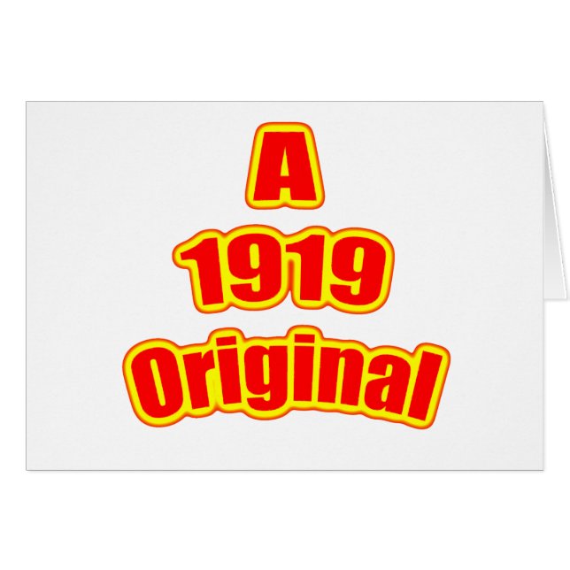 1919 Original Red (Front Horizontal)