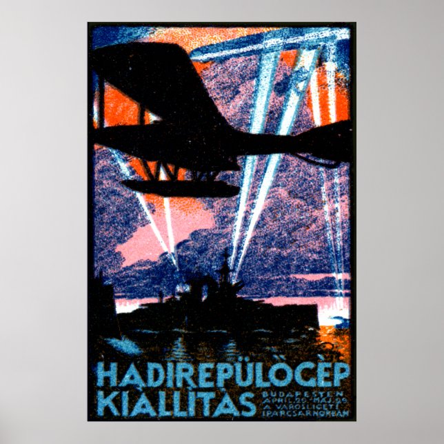 1920 Budapest Air Show Poster (Front)