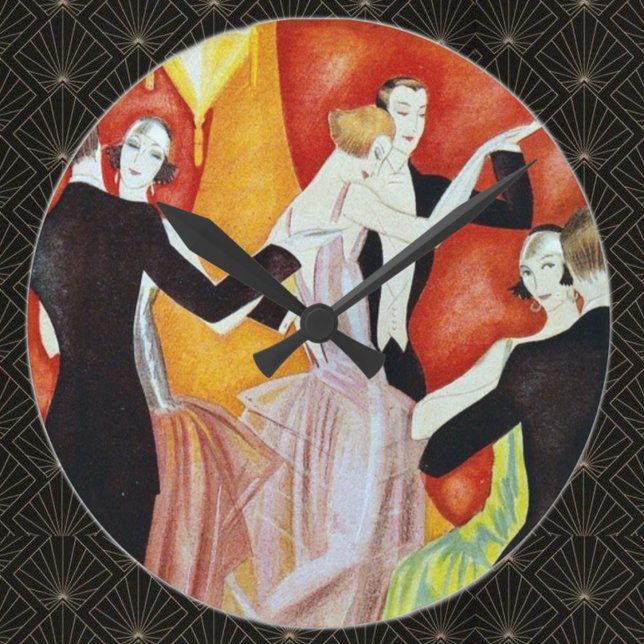1920' Dancing Couples Round Clock (Creator Uploaded)