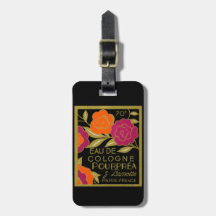 1920 Eau de Cologne Pourprea perfume Luggage Tag