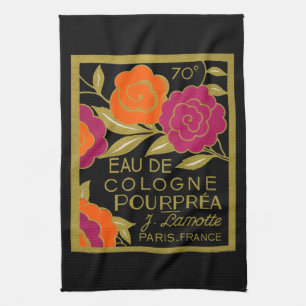 1920 Eau de Cologne Pourprea perfume Tea Towel