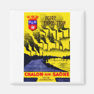 1920 French Industrial Expo Magnet