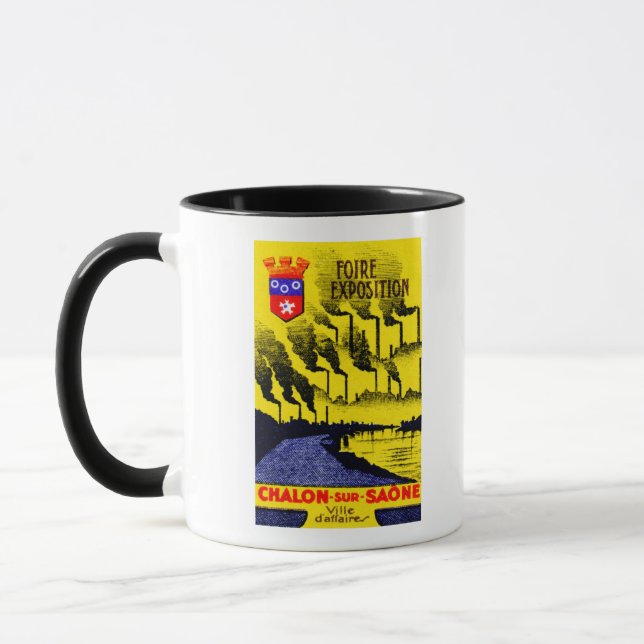 1920 French Industrial Expo Mug (Left)