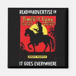 1920 The Times of Cuba Magnet