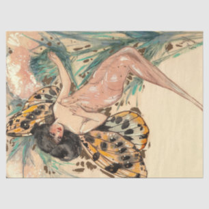 1920's Art Deco Art Nouveau Fairy Fairies Tissue Paper
