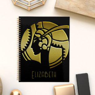 1920's Art Deco Diva in Gold Planner