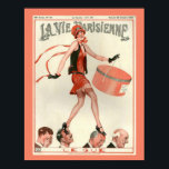 1920's Art Deco La Vie Parisienne Poster<br><div class="desc">Popular poster of 1920's Art Deco cover for French magazine La Vie Parisienne.</div>