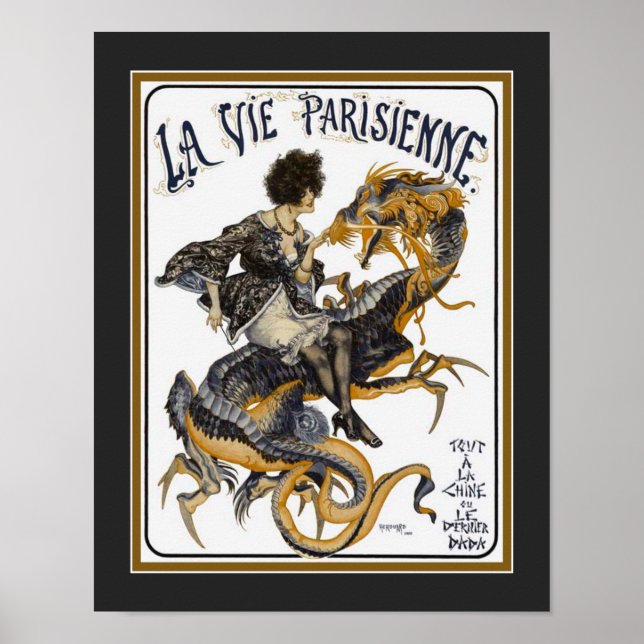 1920's Art Deco La Vie Parisienne  Poster  (Edit) (Front)