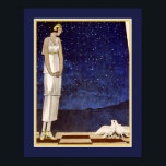 1920's Art Deco Pochoir "Two Doves" Poster<br><div class="desc">1920s Gazette Bon Ton,  Art Deco,   Pochior by Paul Poiret. 11x14 shown here.  Standard 16x20 also available,  as well as,  custom sizes.</div>
