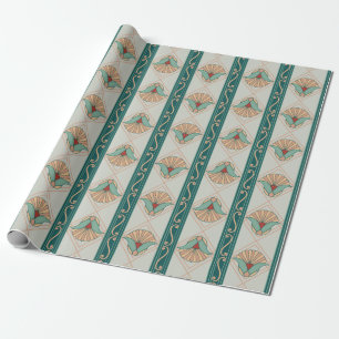 1920s Art Deco Stripe Wrapping Paper