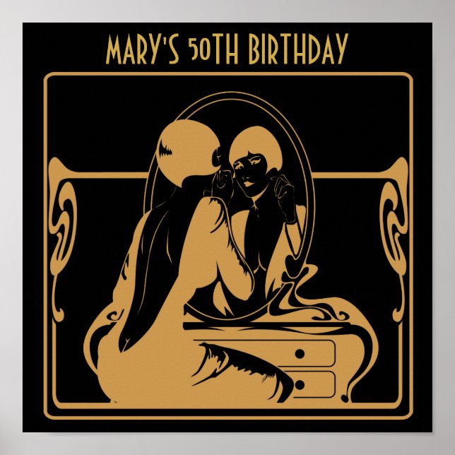 1920's Birthday Party Poster (Front)