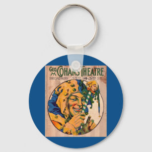 1920s Cohan’s Theatre playbill cover Key Ring