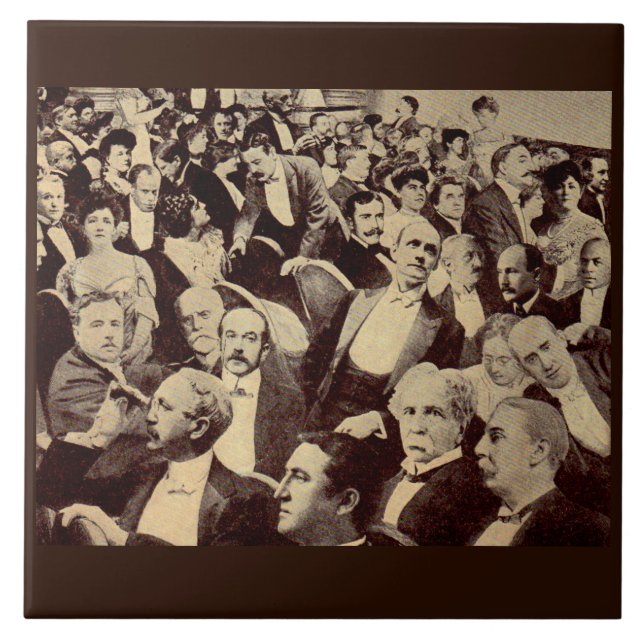 1920s crowd scene tile (Front)