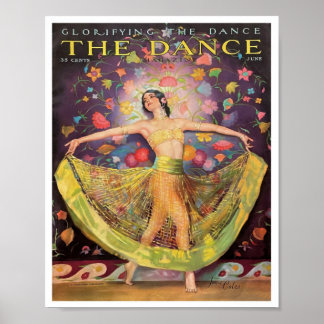 1920S DANCE MAGAZINE COVER  POSTER