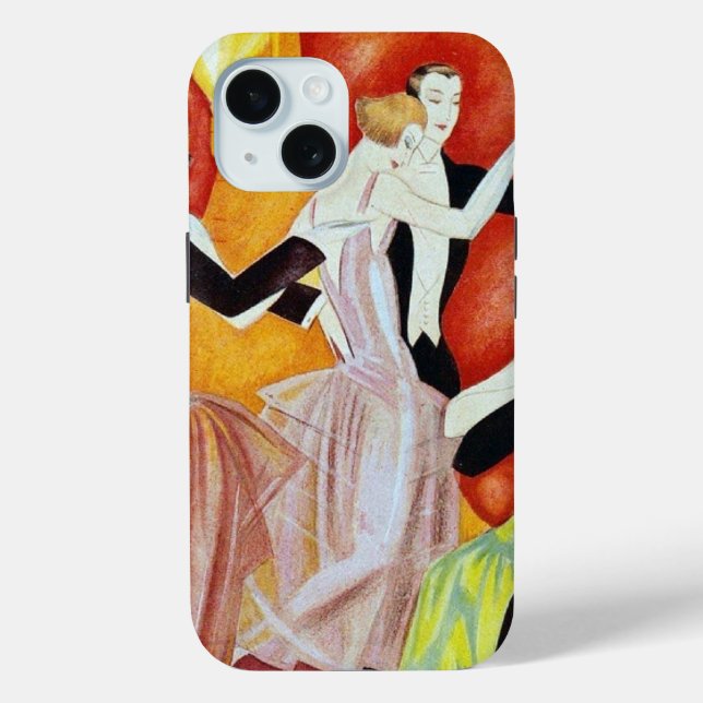 1920's Dancing Couples Case-Mate iPhone Case (Back)