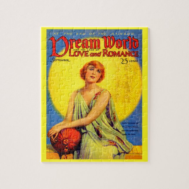 1920s Dream World magazine cover Jigsaw Puzzle (Vertical)