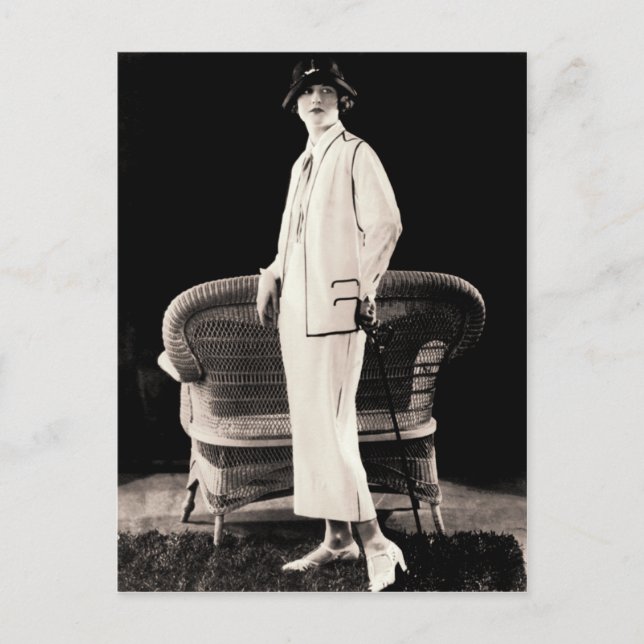 1920s Fashion Postcard (Front)