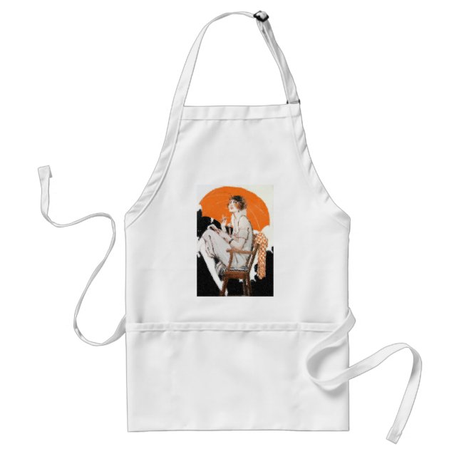 1920s Flapper Fashion Standard Apron (Front)