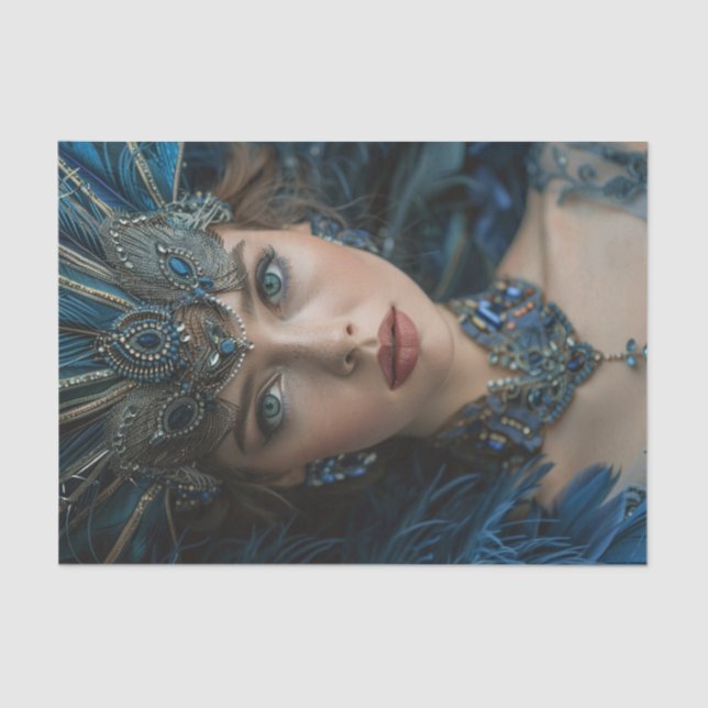 1920's Flapper Girl24 Tissue Paper (Front)