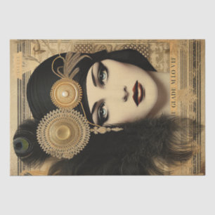 1920's Flapper Girl Art Deco Tissue Paper