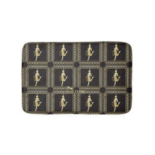 1920's Flapper Girl Thunder_Cove  Bath Mat