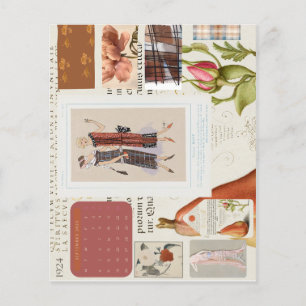 1920s French Fashion Plate Calendar Flyer