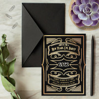 1920'S Gatsby Typography 2020 New Years Eve Party
