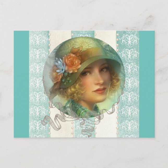 1920's girl postcard (Front)