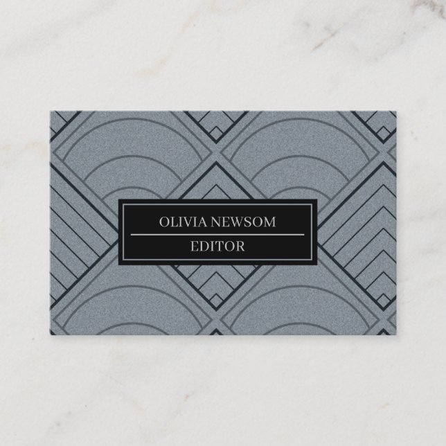 1920's inspired Business card (Front)