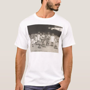 1920's Kids Playing on League Baseball Field T-Shirt