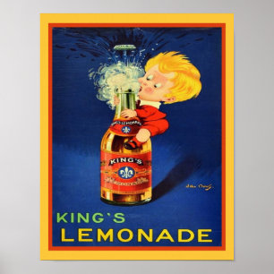 1920's King's Lemonade Poster