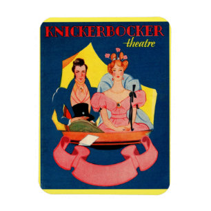 1920s Knickerbocker Theatre playbill cover Magnet