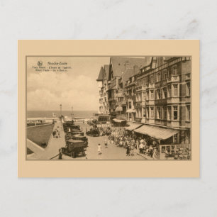 1920s Knokke Zoute Belgium The aperitif hour Postcard